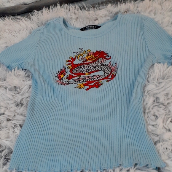 Baby blue top - Picture 1 of 4